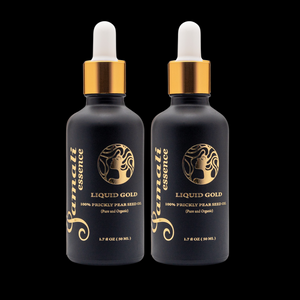 Liquid Gold 100 % reines und biologisches Kaktusfeigenkernöl (2 x 50 ml) 